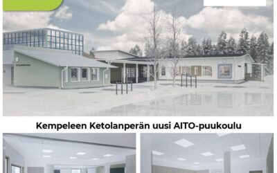 Kempeleen Ketolanperän koulun laajennusprojekti etenee,jo kesän 2024 aikana